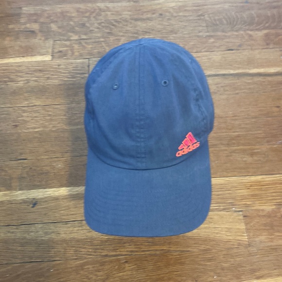 Adidas Climalite Hat Cap Women’s One Size Adjustable Strap Gray and Pink 90266 - Picture 4 of 12